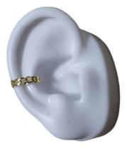 Piercing De Argola Falso Fake Dourado Corrente F. Ouro Piercing De Argola Falso Fake Dourado Corrente F. Ouro