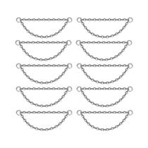 Piercing De Corrente Articulada Em Titânio Para Lábio E Orelha, Joia DIY Para Piercing Corporal 1/10 Piercing De Corrente Articulada Em Titânio Para Lábio E Orelha, Joia DIY Para Piercing Corporal 1/10