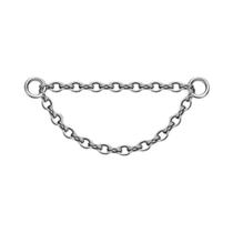 Piercing De Corrente Articulada Em Titânio Para Lábio E Orelha, Joia DIY Para Piercing Corporal 1/10 Piercing De Corrente Articulada Em Titânio Para Lábio E Orelha, Joia DIY Para Piercing Corporal 1/10