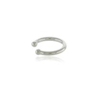 Piercing de Encaixe Liso - Banho Ródio Branco
