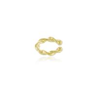 Piercing de Encaixe Torcido Via - Banho Ouro 18K
