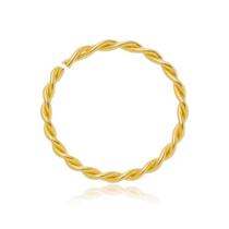 Piercing de nariz argola Torcido Ouro 18k Piercing de nariz argola Torcido Ouro 18k
