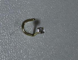 Piercing de nariz /c zirc 2mm