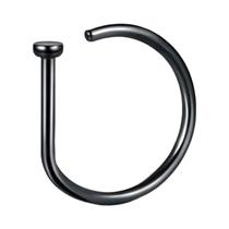 Piercing De Nariz Curvo 18G Em Formato De D, Piercing De Tragus, Hélice, Brinco, Argola, Septo,