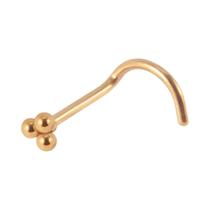 Piercing De Nariz Em Aço Cirúrgico 316L Com Cristal CZ, Suporte Retentor Em Forma De Flor, Joia