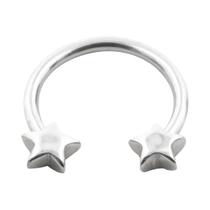 Piercing De Nariz Em Aço Inoxidável 16G Para Mulheres, Anel De Septo Em Forma De Ferradura, Joias