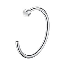 Piercing De Nariz Em Aço Inoxidável 18G 20G Estilo Simples Joia De Piercing Para Corpo 6mm-12mm