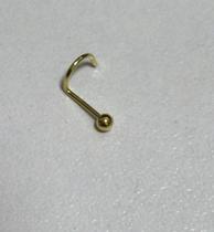 Piercing De Nariz Em Ouro 18k Com Bola