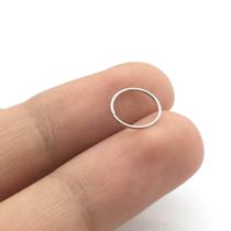 Piercing De Orelha Cartilagem Argola Em Prata 925 8mm