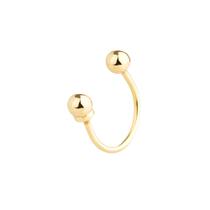 Piercing De Orelha Cartilagem Ouro 18k Bolinha Ferradura PR-004