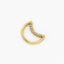 Piercing de Orelha Daith Lua Ouro 18k - 0.61