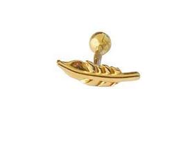 Piercing de Orelha Pena Ouro 18k Ishizaki - 0.58 Piercing de Orelha Pena Ouro 18k Ishizaki - 0.58