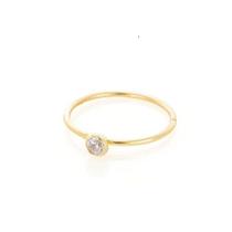 Piercing de ouro 18k argola de nariz com pedra Piercing de ouro 18k argola de nariz com pedra
