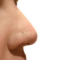 Piercing de Ouro 18k Argola Nariz Orelha Helix Daith