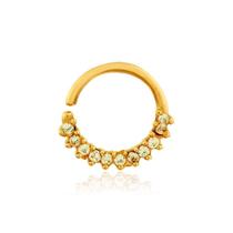 Piercing de ouro 18k Orelha com Pedras Daith Piercing de ouro 18k Orelha com Pedras Daith
