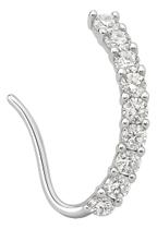 Piercing De Prata 925 Fake Cravejado