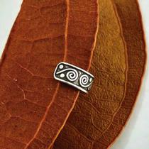 Piercing de Pressão Espiral em Prata 925 de Bali Piercing de Pressão Espiral em Prata 925 de Bali