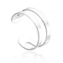 Piercing De Pressão Fake Orelha De Prata 925