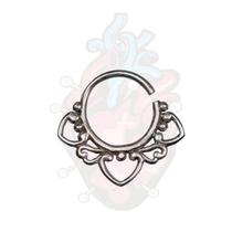 Piercing de septo prata modelo Bea