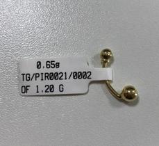 Piercing De Umbigo Em Ouro 18k