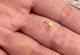 Piercing em Ouro 18k Coração