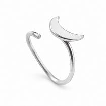 Piercing em Prata 925 Argola Meia Lua - Acessório Elegante e Sofisticado Piercing em Prata 925 Argola Meia Lua - Acessório Elegante e Sofisticado