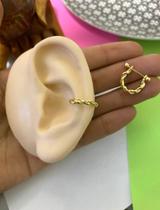 Piercing entrelaçado Conch, semi jóia