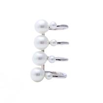 Piercing Fake 8 Perolas - Banho Ródio