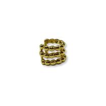 Piercing fake ameii com 3 fios de bolinhas banhado a ouro 18k Piercing fake ameii com 3 fios de bolinhas banhado a ouro 18k