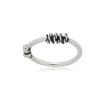 Piercing Fake Bali Grande de Prata 925