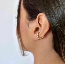Piercing Fake Croissant Banhado a Ouro (SEMIJOIA)