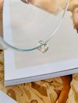 Piercing fake de pressão vazado modelo corrente folheado Piercing fake de pressão vazado modelo corrente folheado