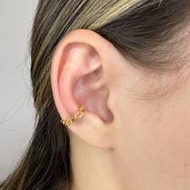 Piercing Fake Elos Corrente Banhado em Ouro 18k Piercing Fake Elos Corrente Banhado em Ouro 18k