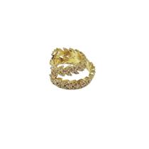 Piercing Fake Seta Duplo Cravejado - Banho Ouro 18k, Platina ou Prata Piercing Fake Seta Duplo Cravejado - Banho Ouro 18k, Platina ou Prata