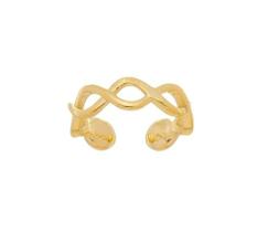 Piercing Fake Trançado Banhado em Ouro 18K Piercing Fake Trançado Banhado em Ouro 18K