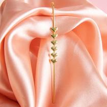 Piercing Fake Transversal com Coração Minimalista Semijoias Exclusivas - Simonatto