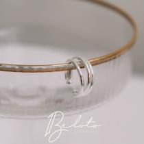 Piercing fake triplo basic prata