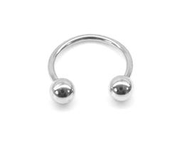 Piercing Ferradura Aço Cirúrgico 0.8mm para Nariz Aba Nasal