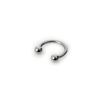 Piercing Ferradura Aço Inox 316L 3,0mm x 1,2mm x 6mm