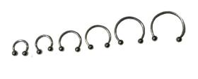 Piercing Ferradura Septo Boca Orelha 1,2mm X 8/10/12mm-1 Peça Piercing Ferradura Septo Boca Orelha 1,2mm X 8/10/12mm-1 Peça