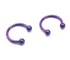 Piercing Ferradura Titânio 1.2mm Anodizado Blurple 92v Piercing Ferradura Titânio 1.2mm Anodizado Blurple 92v