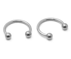 Piercing Ferradura Titânio Natural 1.2mm