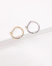 Piercing G-ring - Ouro 14k - Joia Anatômica para Perfuração Nasal