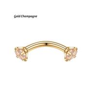 Piercing gold champagne