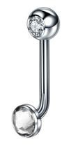 Piercing Íntimo Genital Christina Pedra Cristal 100% Titânio Piercing Íntimo Genital Christina Pedra Cristal 100% Titânio