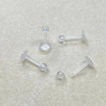 Piercing Labret Bioflex Antialérgico para Hélix e Orelha 10mm Piercing Labret Bioflex Antialérgico para Hélix e Orelha 10mm