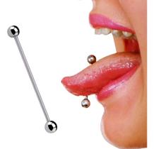 Piercing Lingua Bastao Transversal Orelha Bolinha Aço Inox Piercing Lingua Bastao Transversal Orelha Bolinha Aço Inox