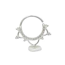 Piercing Mandala 10mm Prata 925 Orelha