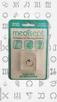 PIERCING MEDISEPT CAPTIVE PRATEADO 0.8x8mm MS-28