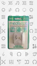 Piercing medisept combo nariz curvo bezel cristal 1mm ms20